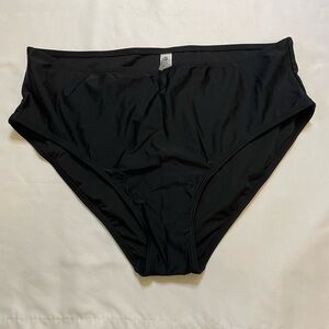 Holipick size large black bikini swim bottoms